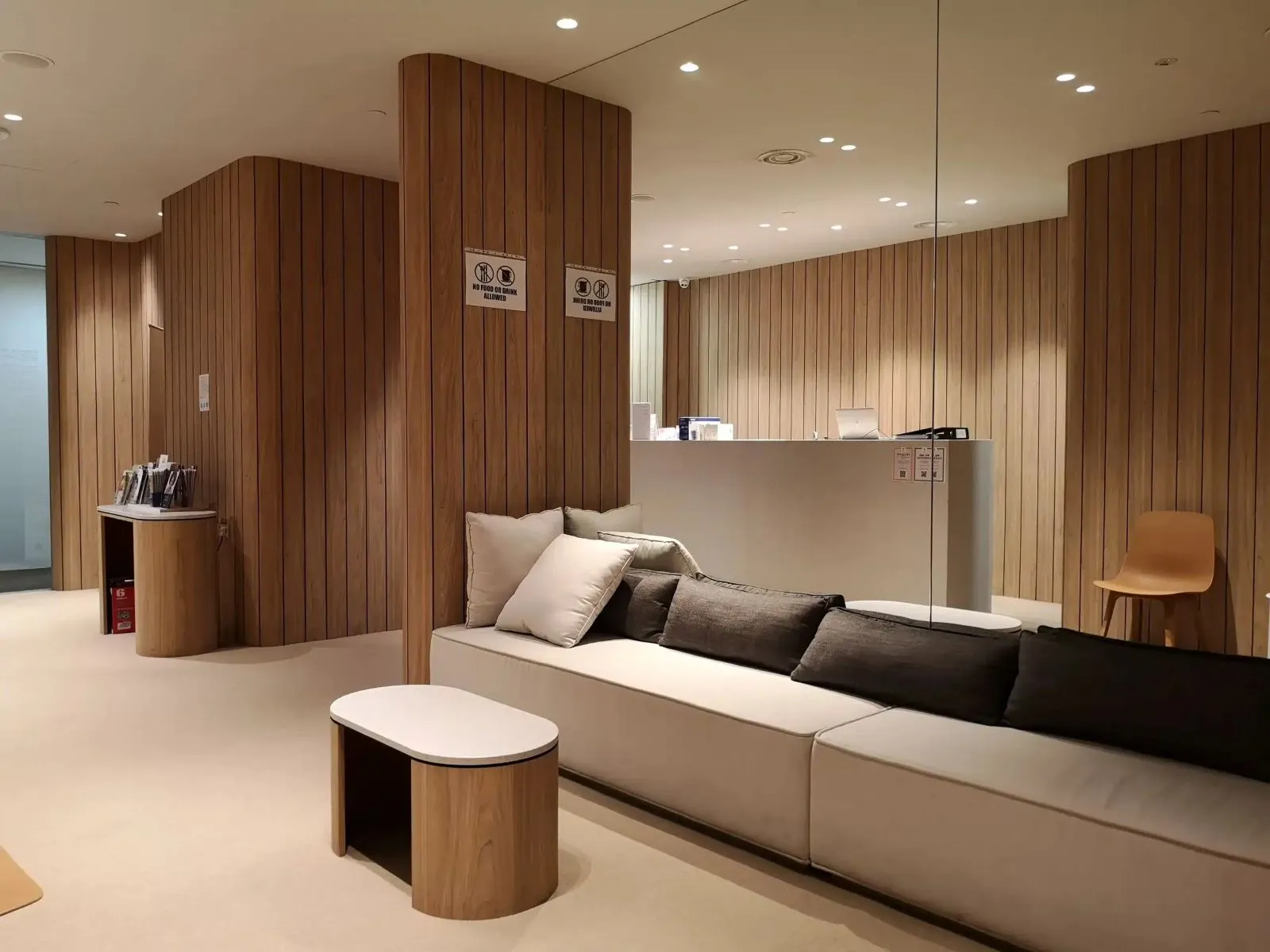 Reception area at Chen Dermatology Clinic, Collyer Quay Centre Singapore